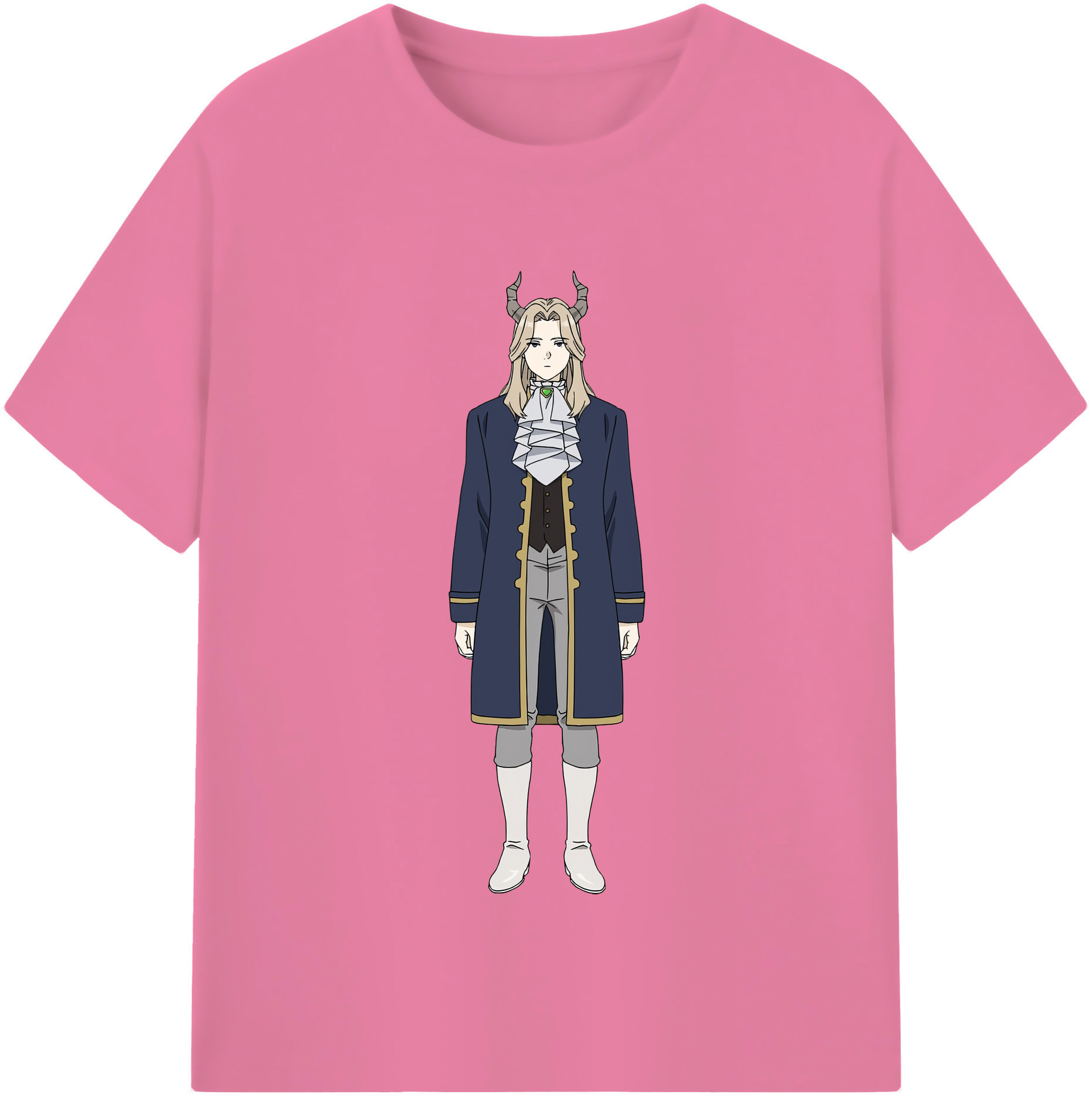 （画像用） 葬送のフリーレン Frieren 綿100％半袖Tシャツ（フロントプリント）